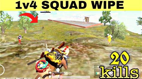 😤 1v4 Squad Wipe 20 Kills Solo Vs Squad Pubg Lite Gameplay Video Pubg Mobile Lite Gameplay