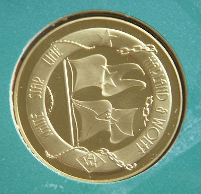 Harland Wolff Rms Titanic White Star Line Coin Limited Proof