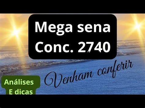 Mega Sena Conc 2740 YouTube