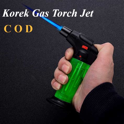 Firetric Korek Api Gas Butane Torch Jet Windproof Lazada Indonesia