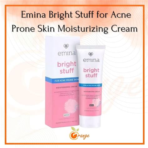 Jual Emina Bright Stuff For Acne Prone Skin Moisturizing Cream 20 ML