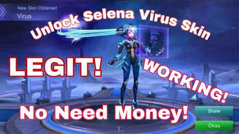 How To Get Selena Virus Skin For Free Youtube