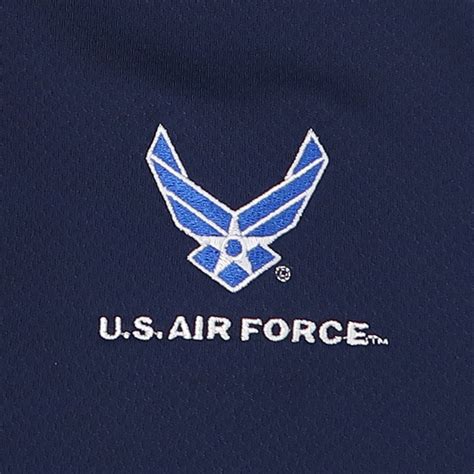 Air Force Under Armour Wings Performance Polo Navy