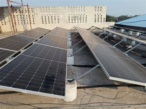 Mounting Structure Solar On Grid Rooftop Power Plant For Residential