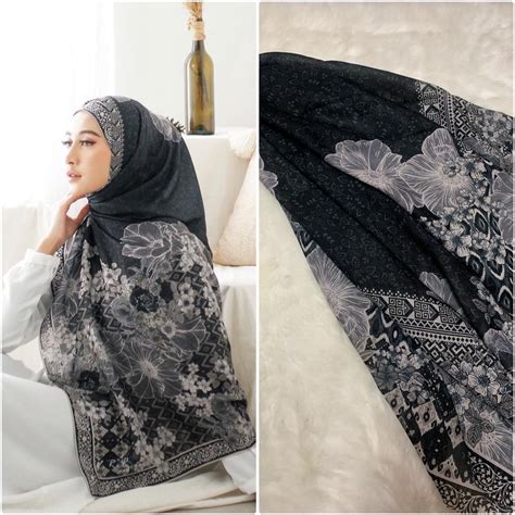 Jual Voal Motif Premium Hijab Segi Empat Voal Motif Premium Lasercut