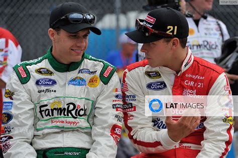 July Daytona Beach Florida Usa David Ragan Trevor Bayne