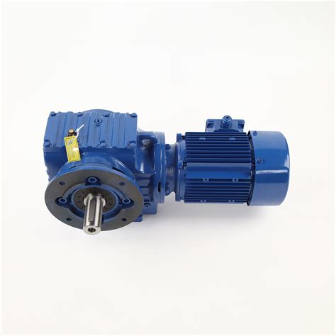 Sf Series Flange Mounted Helical Worm Gear Electric Motor Speed Reducer