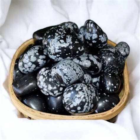 Snowflake Obsidian Tumble Pure Gems World