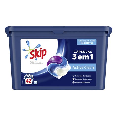 Skip Detergente C Psulas Ultimate Active Clean Skip