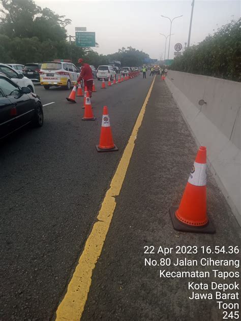 Atas Diskresi Kepolisian Jasa Marga Tutup Jalur Contraflow KM 21 900 S