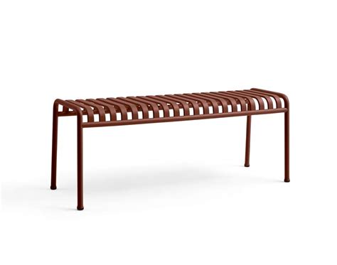 Zahradní lavice Palissade Bench iron red DesignVille