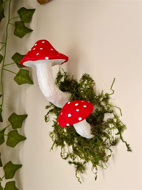 Mushroom Wall Decor Kit Read Description Etsy