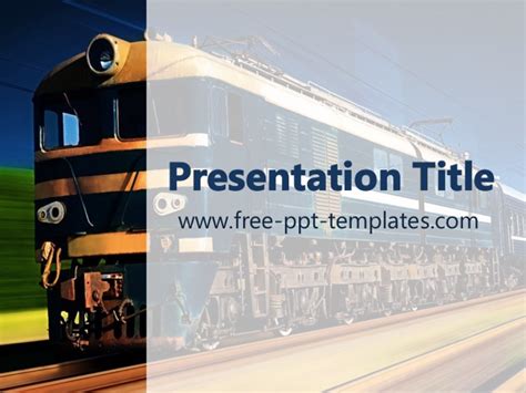 Train Powerpoint Template