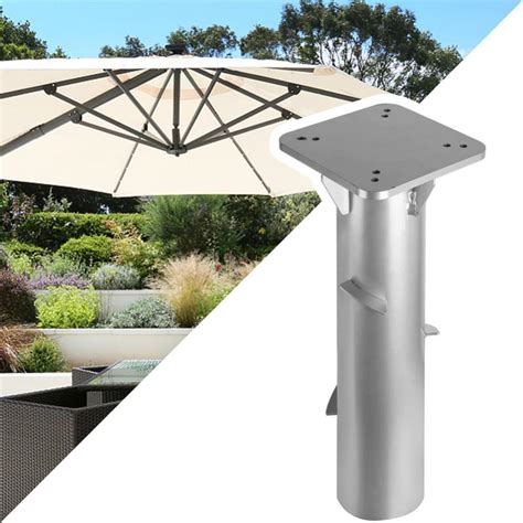 Pied De Parasol Base Universelle Plaque De Base Cantilever Porte