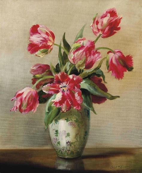 Maher Art Gallery Cecil Kennedy British Flowers Painter