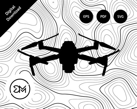 Drone Vector File Eps Pdf Svg Digital Download Etsy