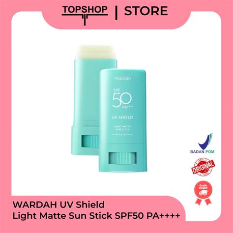 Jual Wardah UV Shield Light Matte Sun Stick SPF 50 PA Shopee