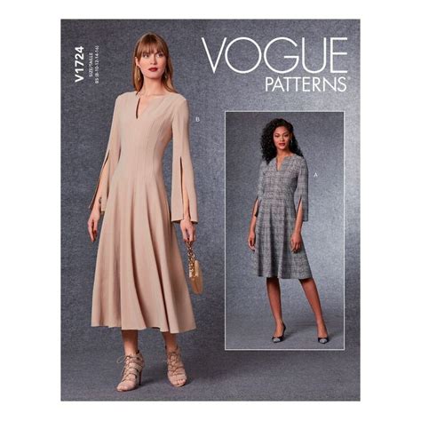 Vogue Sewing Pattern V1724 Misses Dress