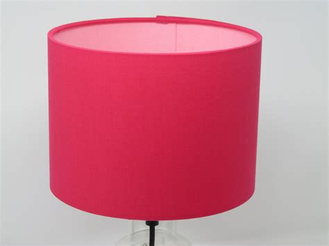 Hot Cerise Pink And Pale Pink Drum Lampshade Lightshade Etsy