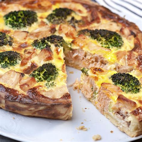 Recette Quiche Au Saumon Et Aux Brocolis