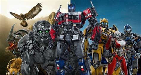 Optimus Prime Bumblebee I Wielu Innych Bohaterowie Transformers