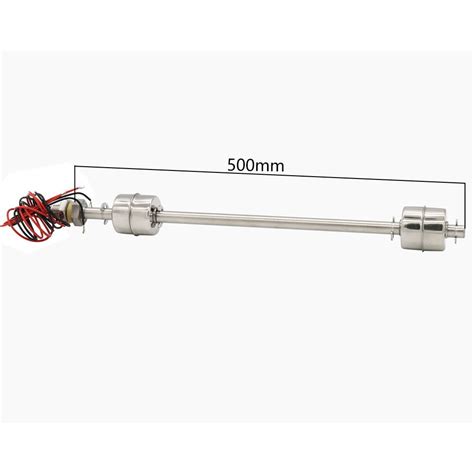 Liquid Water Level Sensor Stainless Steel Double Ball Float Switch Tank