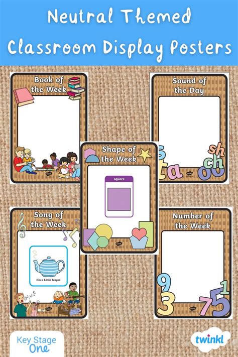 Neutral Themed Classroom Display Posters Classroom Displays