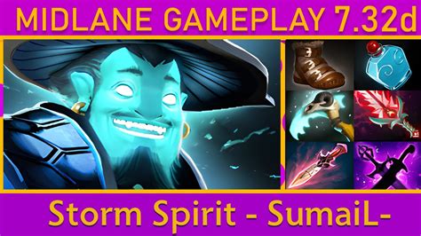 Dota 2 SumaiL Storm Spirit Mid Pro Gameplay YouTube