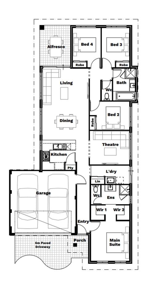 150m2 House Plans & Home Designs | La Vida Homes