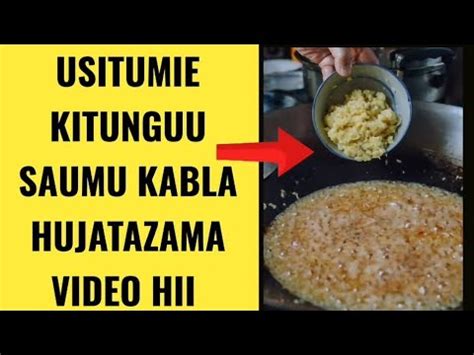 USITUMIE KITUNGUU SAUMU Kabla Hujatazama Video Hii USIPUUZE YouTube