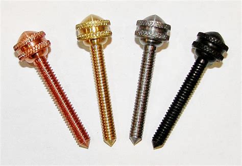 Four Multi Colored Contact Screws Free Image Download