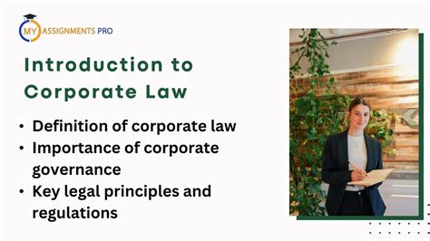 Ppt Mastering Corporate Law Assignments Professional Support At Your