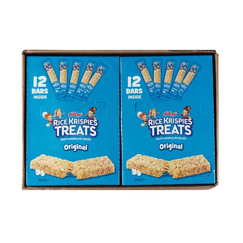 Kellogg S Rice Krispies Treats Squares Original Mega Size Bars