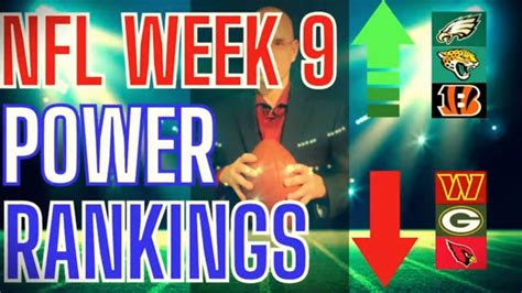 Nfl Week 9 Power Rankings Youtube