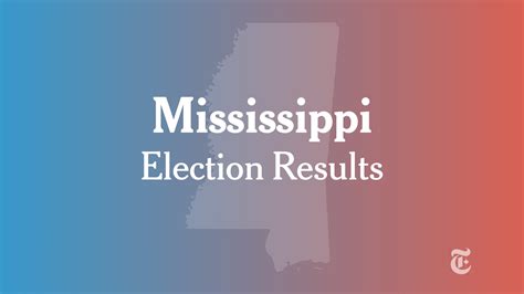 Mississippi 3rd Congressional District Primary Election Results 2024