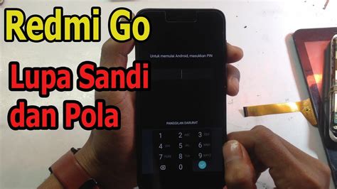 Reset Xiaomi Redmi Go Lupa Pola Model M1903c3gg Youtube