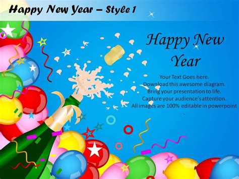 New Year Slides Template