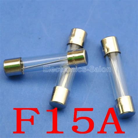 100 Pcs Lot 15A 250V 6x30mm Quick Blow Glass Tube Fuse UL