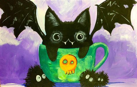 Easy Cat Painting at PaintingValley.com | Explore collection of Easy ...