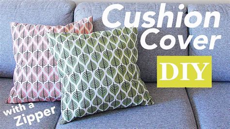 How To Sew A Cushion Coverクッションカバーの作り方ファスナー付きwith A Zippersewing