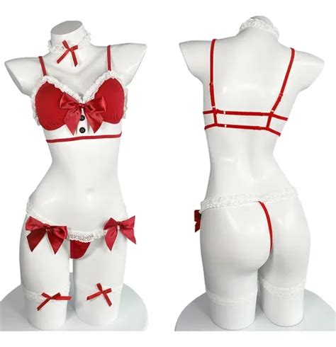 Disfraz De Uniforme Y Bikini Para Mujer De La Serie Navide A Meses Sin Inter S