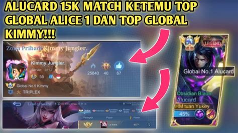 Ketemu Top Global Alice Dan Top Global Kimy Auto Di Bikin Rip Mmr