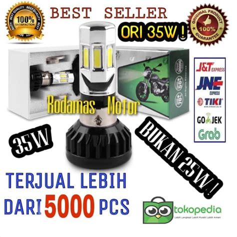 Jual Lampu Motor LED 6 Sisi RTD 35WATT 3 Sisi RTD 30WATT ORIGINAL