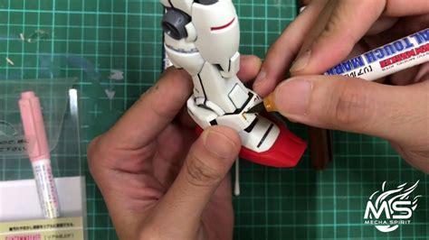 Gunpla Weathering Tutorial Using Real Touch Marker Set Youtube