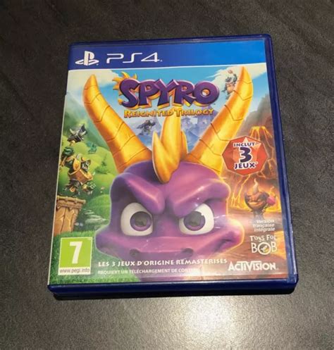 JEU SPYRO REIGNITED TRILOGY Console Sony PS4 Playstation EUR 9 70