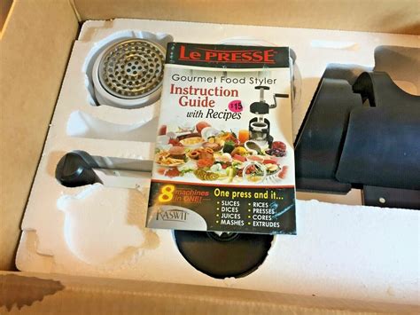 Le Presse Gourmet Food Styler Slicer In Machine Food Prep Ebay