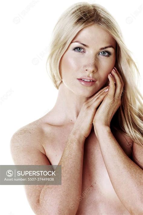 Nude Woman On White SuperStock
