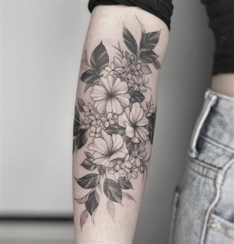 February Birth Flower Tattoos 2021062107 February Birth Flower