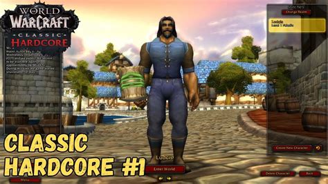 WoW Classic Hardcore Human Paladin Ep 1 Northshire Valley Echo