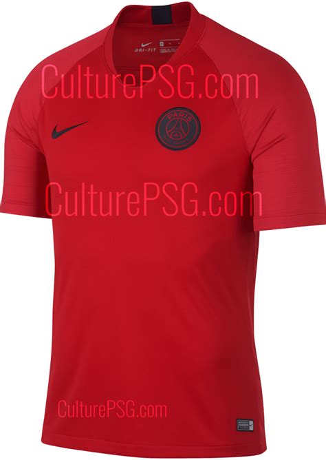 Club Exclu Maillot Pré Match Psg X Jordan Gamme Training Rouge D